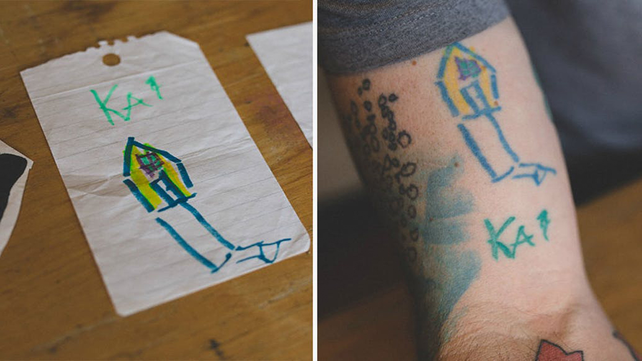 Татуировки фломастером на руке для мальчиков